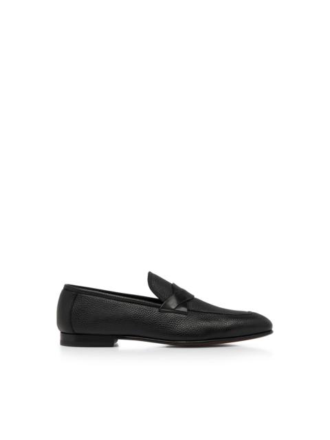 TOM FORD GRAIN LEATHER SEAN TWISTED BAND LOAFER