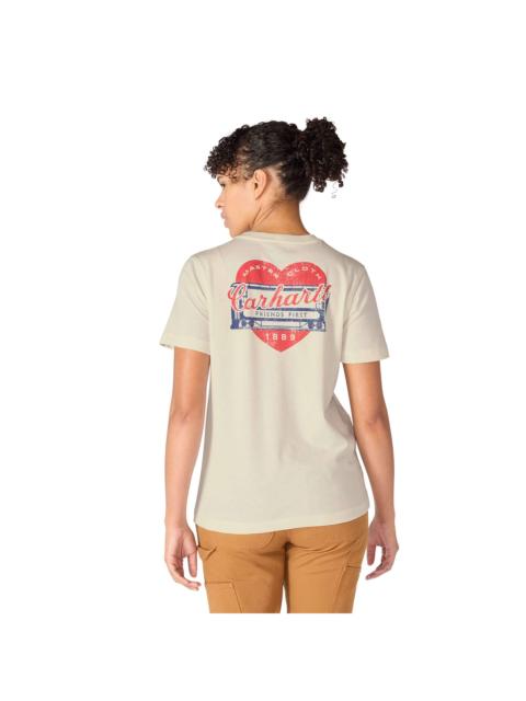 Carhartt Women's Irvine Relaxed Heritage Heart T-Shirt