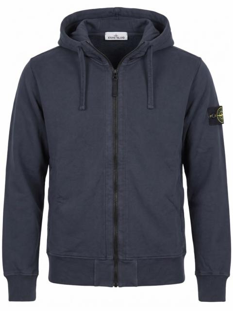 Stone Island Organic Cotton Fleece Hoodie Sweatshirt