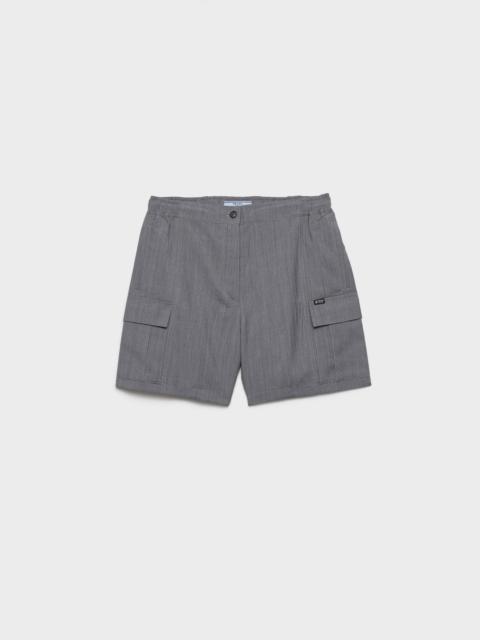 Prada Light mohair shorts