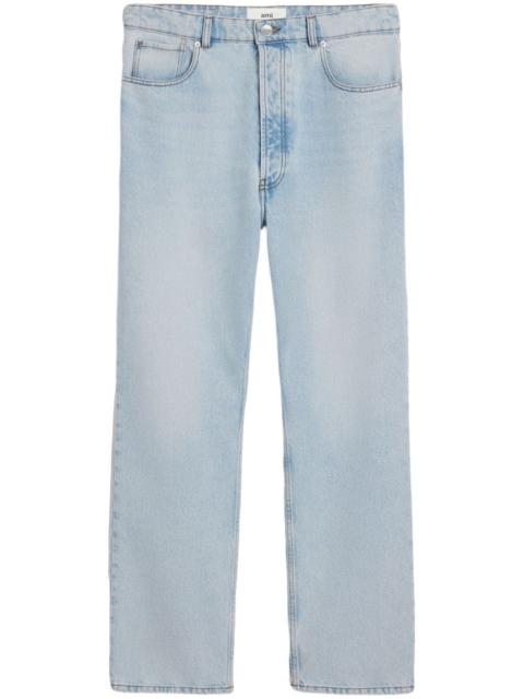 AMI Paris mid-rise straight-leg jeans