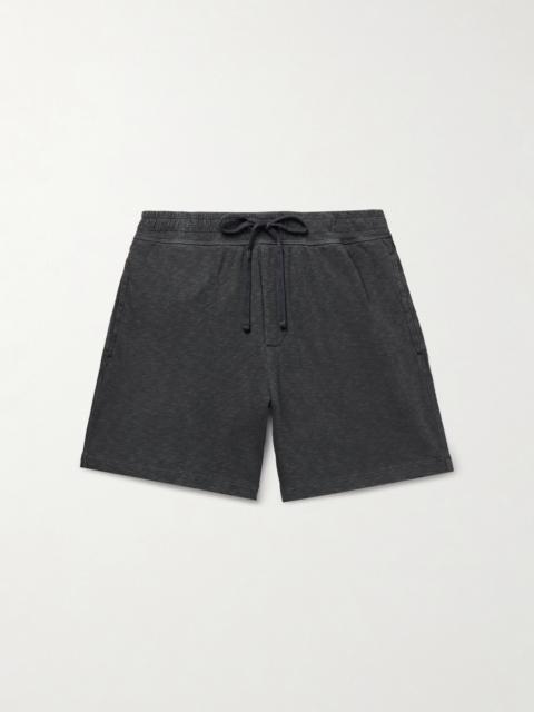 JAMES PERSE Loopback Cotton-Jersey Drawstring Shorts