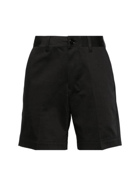 mid-rise cotton bermuda shorts