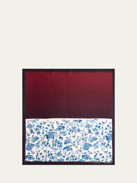 Dries Van Noten Soie Malaquais Silk Foulard