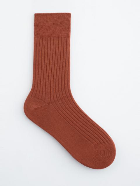 & Other Stories Ribbed Silk Socks