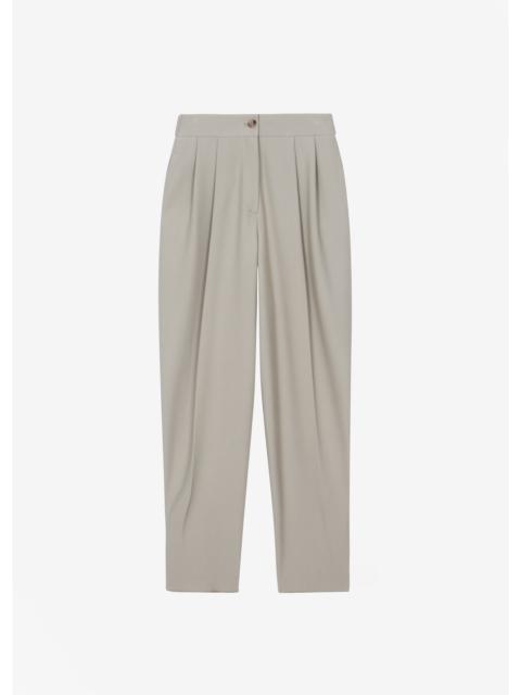 The Frankie Shop Dina Pleated Trousers - Light Taupe