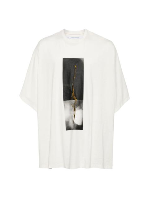 graphic-print cotton T-shirt