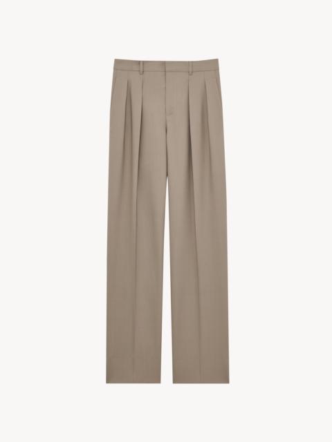 SAINT LAURENT PANTS IN MOHAIR AND WOOL