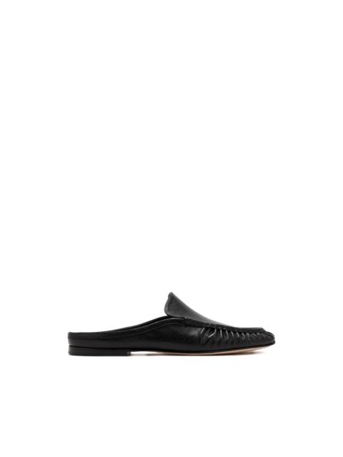 Vince Tevin gathered mules