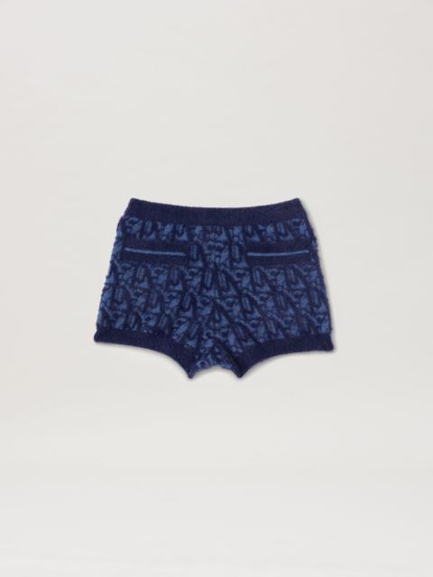 Palm Angels Monogram Jacquard Shorts