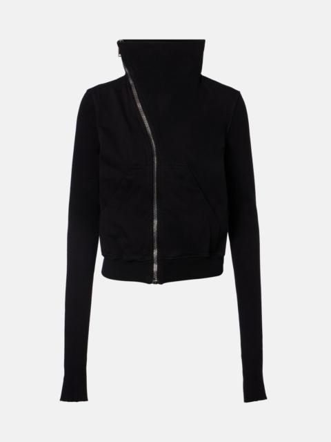 Rick Owens Belted cotton jersey sweatshirt