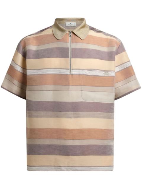 Etro striped polo shirt