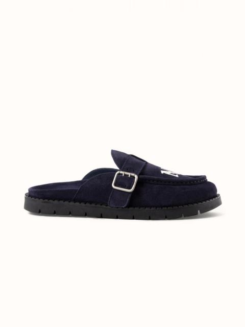 DUKE + DEXTER Winston NY Navy Suede Mule - Men's