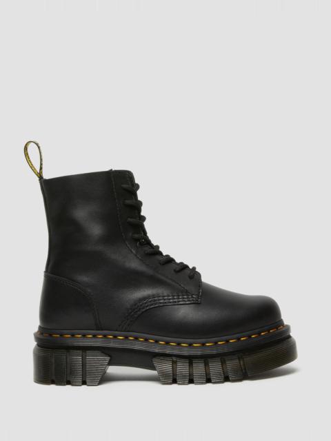 Dr. Martens Audrick Nappa Leather Platform Ankle Boots