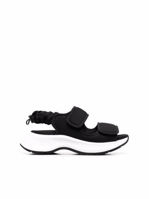 HOGAN chunky touch-strap sandals