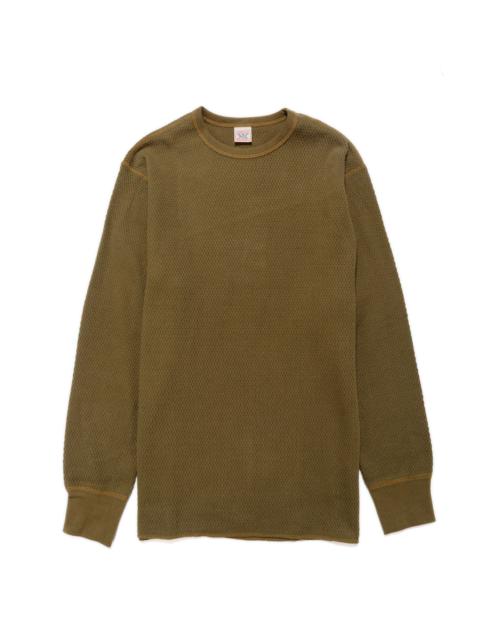 The Real McCoys MC22109 U.S. Army Military Thermal Shirt Olive