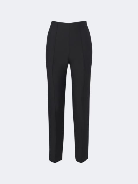 ROLAND MOURET Wool and silk cropped slim pants