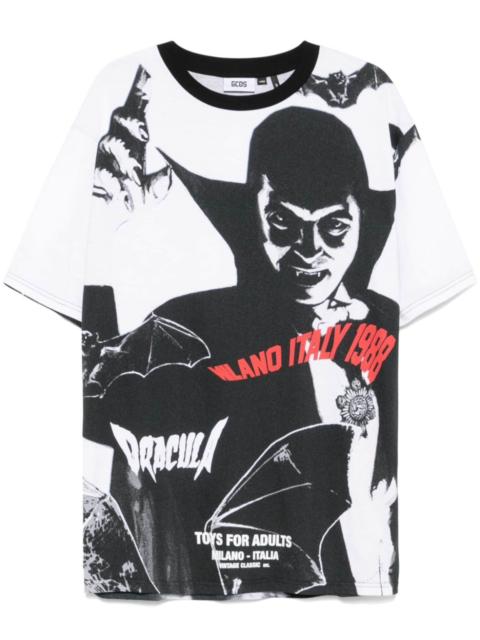 GCDS Dracula-print T-shirt