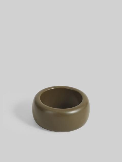 The Frankie Shop TFS Matte Bangle - Moss Green