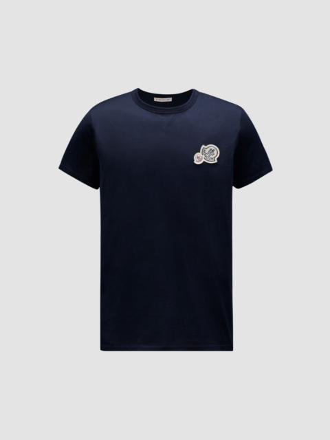 Moncler Double Logo Patch T-Shirt | REVERSIBLE