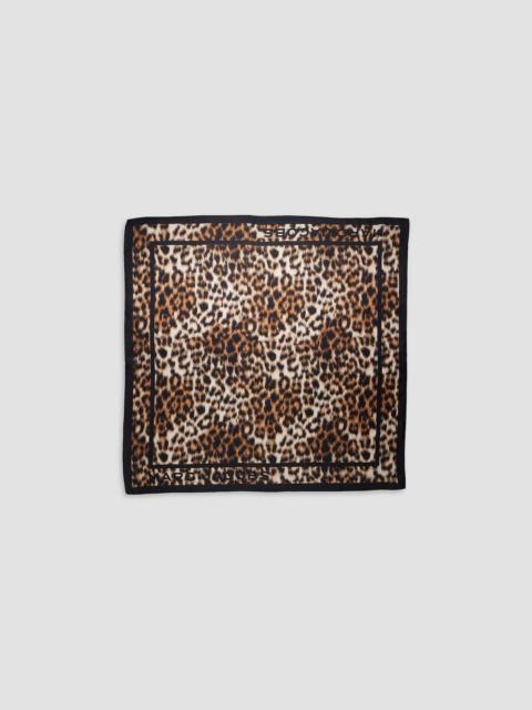 Marc Jacobs Women's Leopard Silk Scarf - Brown Multi