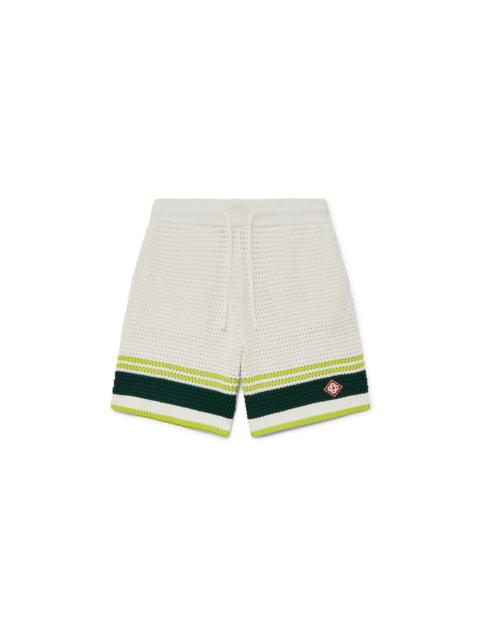 CASABLANCA Crochet Tennis Shorts | Casablanca Paris