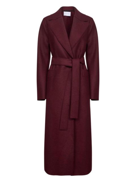 Harris Wharf London belted wrap coat