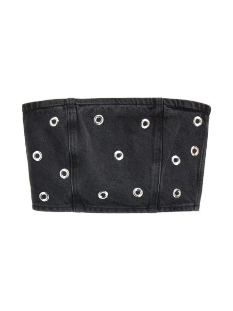 ROTATE 'Studded Denim' Top