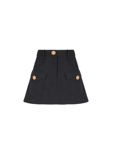 Balmain Western A-line skirt