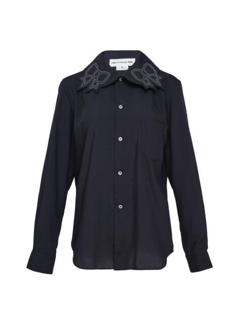 Comme des Garçons GIRL Polyester Spun Broad Stitch Blouse