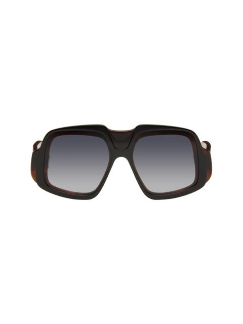 Loewe Brown & Black Collage Sunglasses