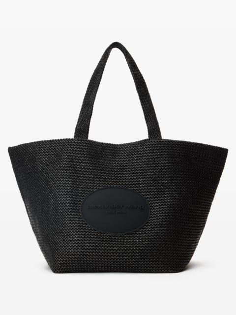 Alexander Wang Punch XL Tote Bag in Raffia