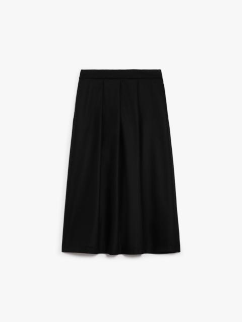 Max Mara CATERINA Flannel flared skirt