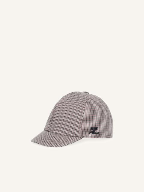 HOUNDSTOOTH SHORT CAP