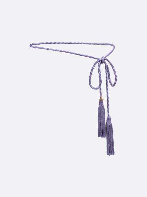 Alessandra Rich TORCHON BELT WITH TASSELS