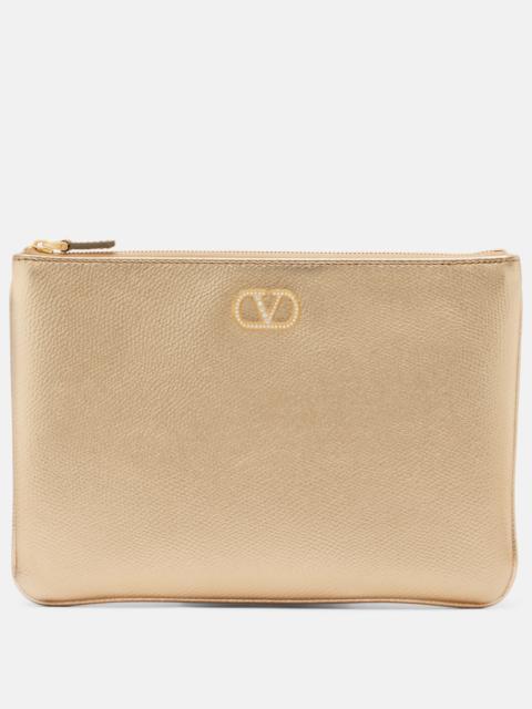 Valentino VLogo Signature Small embellished pouch
