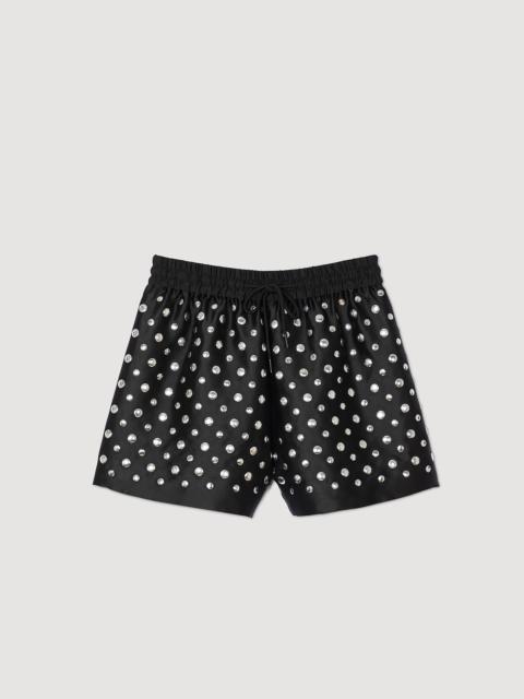 Sandro LARGE ROUND STUD SHORTS