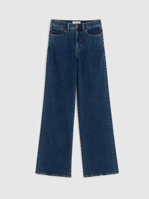 Madewell The Wide-Leg Jean in Super Stretch Denim