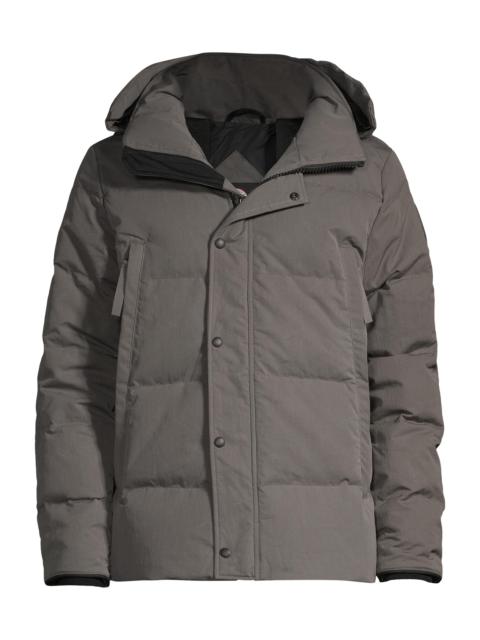 Canada Goose Men's Wyndham Hooded Slim-Fit Down Parka - Coastal Grey