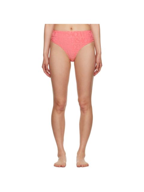 VERSACE Pink Dua Lipa Edition Bikini Bottom