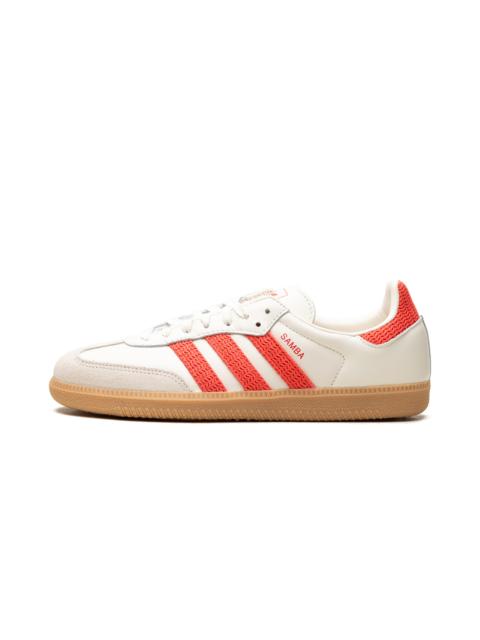 adidas Samba OG WMNS "Off White Semi Lucid Red Gum" KI2704