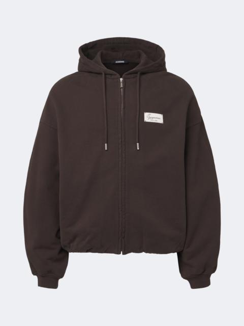 JACQUEMUS Corso oversized cotton fleece hoodie