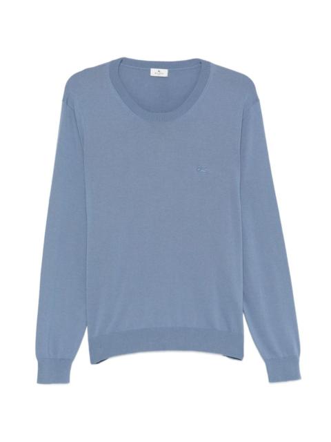 Etro Pegaso-embroidered sweater