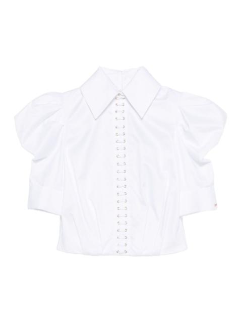 ELISABETTA FRANCHI Balloon cotton shirt