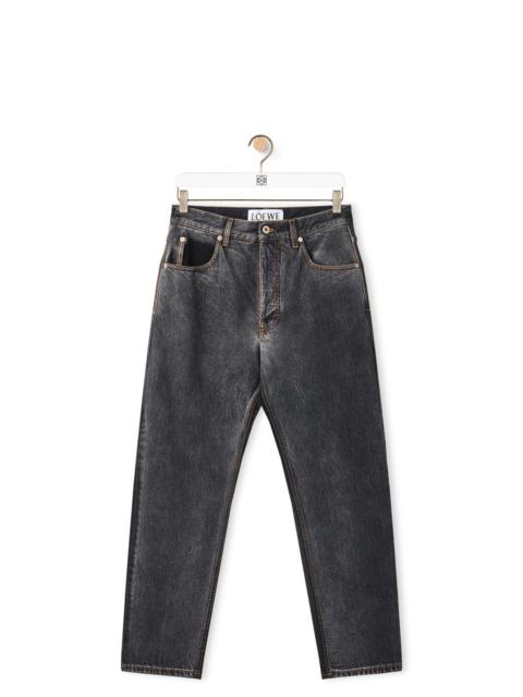 Loewe Trousers in faded denim