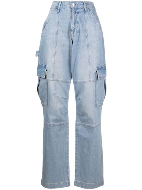 SIMKHAI high-rise straight-leg jeans