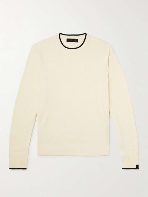 Slim-Fit Cotton-Blend Sweater