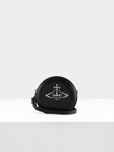 Vivienne Westwood STUDS MINI ROUND CROSSBODY BAG