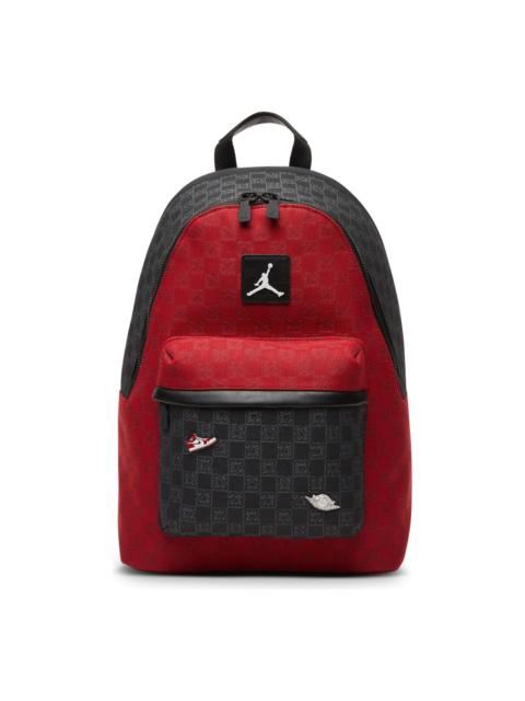 Jordan Jordan Monogram Backpack 20L 'Black Red' FJ6784-636