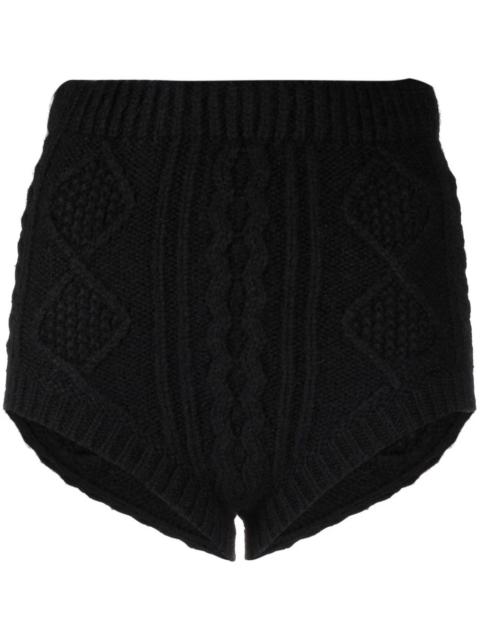 REDValentino cable-knit shorts